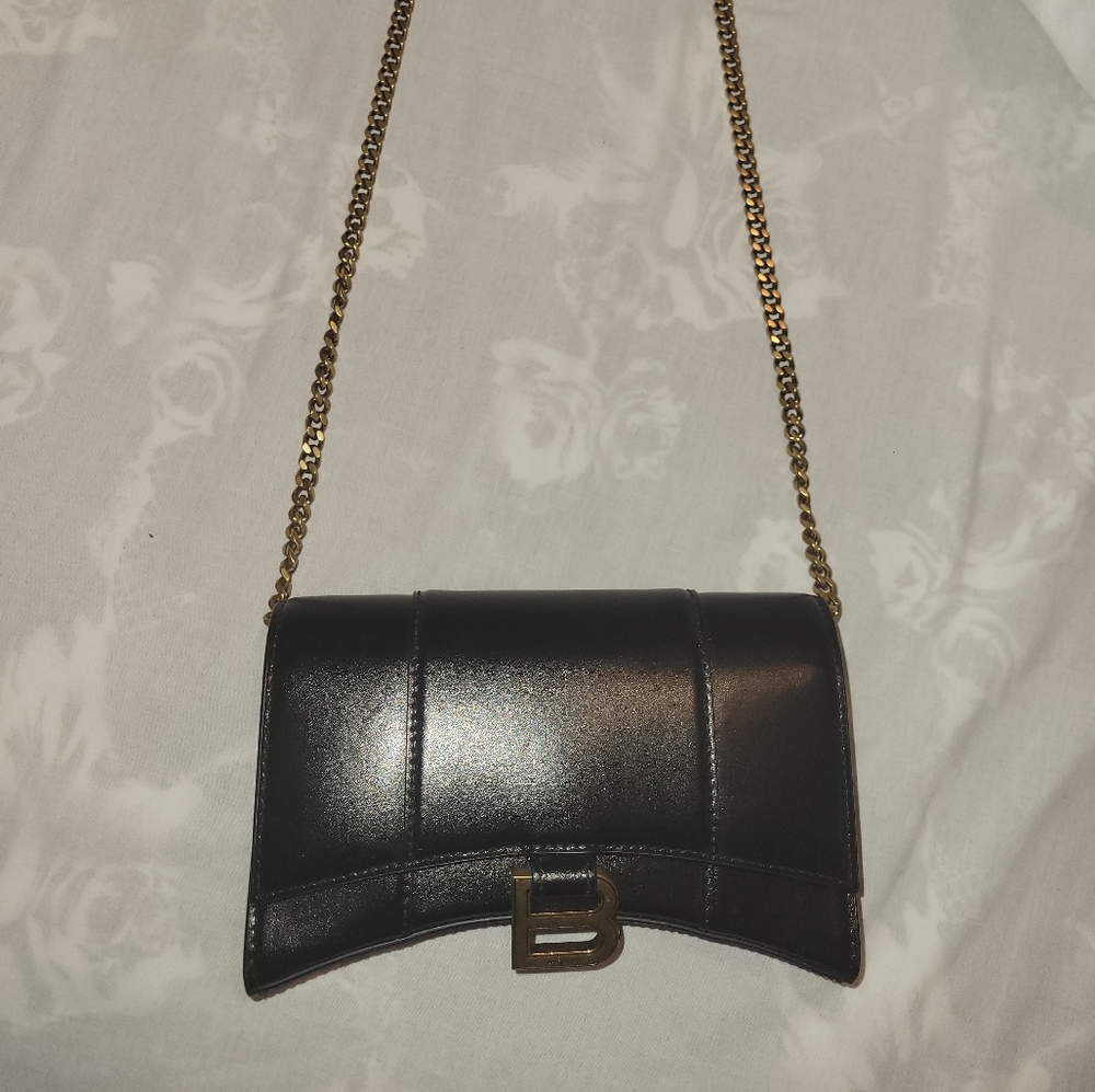 Balenciaga Leather Black Purse.